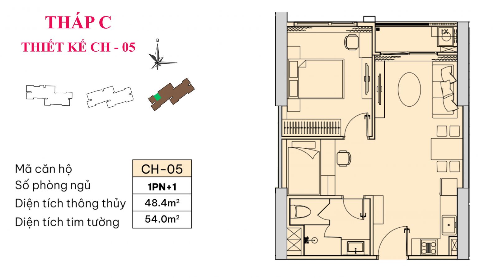thiết kế căn CH-05-MIK-Bắc-Giang