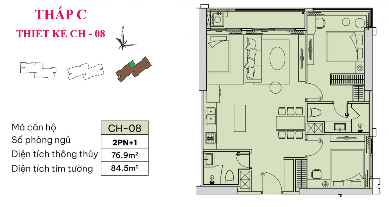 thiết kế căn CH-08-MIK-Bắc-Giang