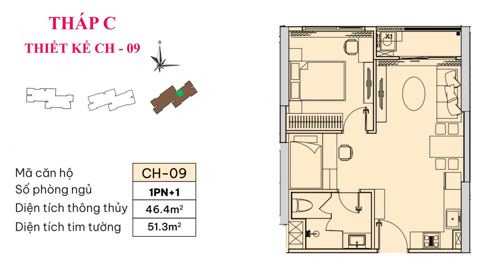 thiết kế căn CH-09-MIK-Bắc-Giang