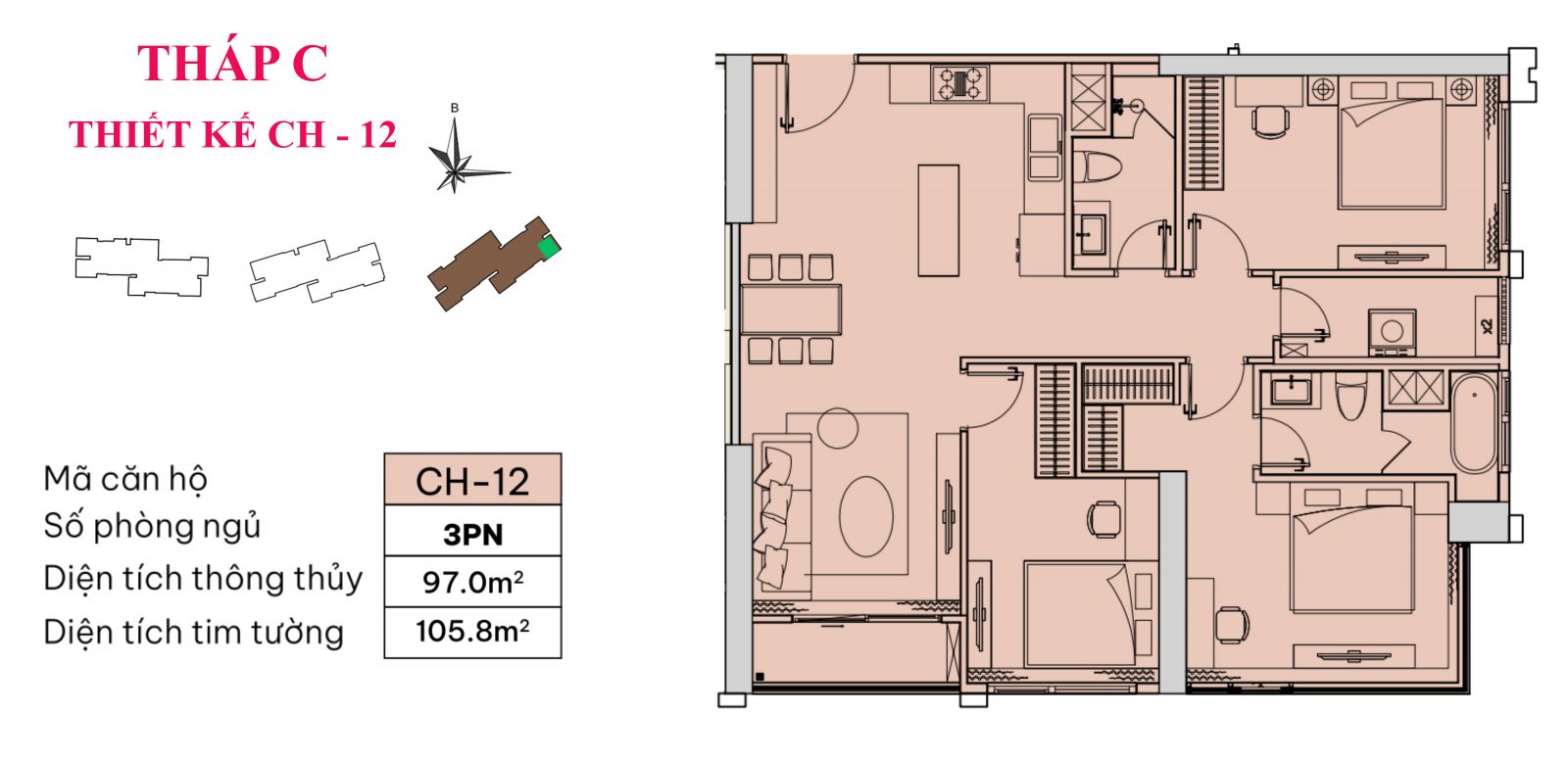 thiết kế căn CH-12-MIK-Bắc-Giang